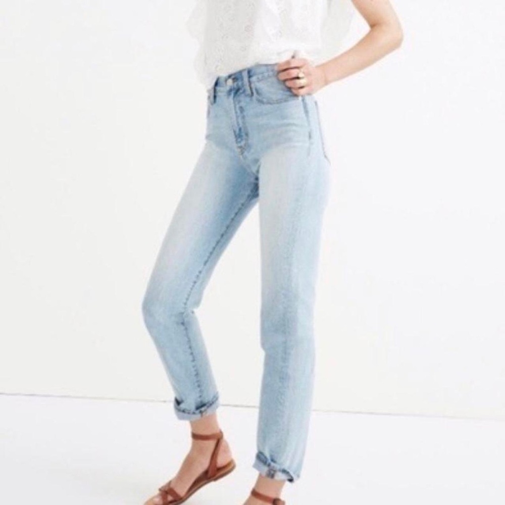 Madewell The Perfect Summer Jean Light Wash Straight Leg